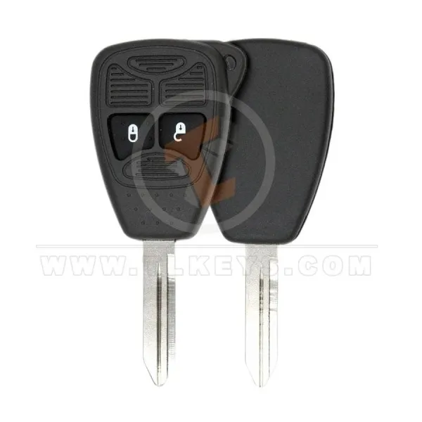 Hauptschlüsselgehäuse für Chrysler Dodge Jeep 2003–2009, 2 Knopf Batterie Typ CR2025 Hauptschlüsselgehäuse für Chrysler Dodge Jeep 2003–2009, 2 Knopf Batterie Typ CR2025