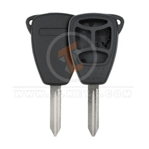 Chrysler Dodge Jeep 2004 2008 Tête de clé à distance Shell 4 boutons Type à distance Fobik Chrysler Dodge Jeep 2004 2008 Tête de clé à distance Shell 4 boutons Type à distance Fobik