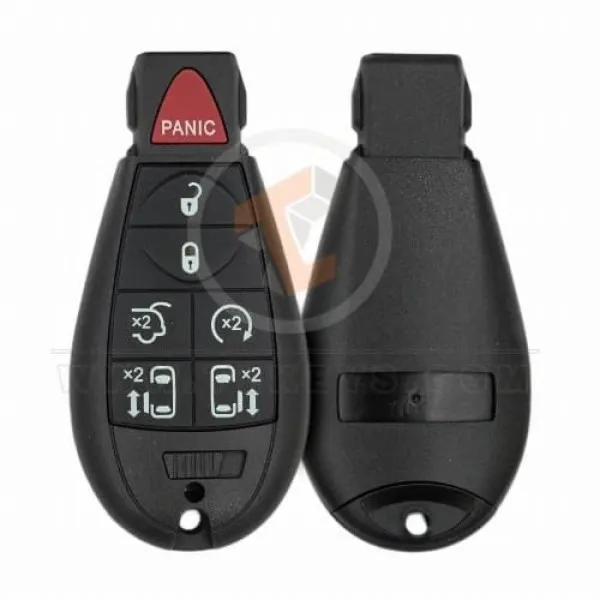 Chrysler Dodge Jeep 2007 2014 Fobik Key Shell 7 Buttons Battery Type CR2025