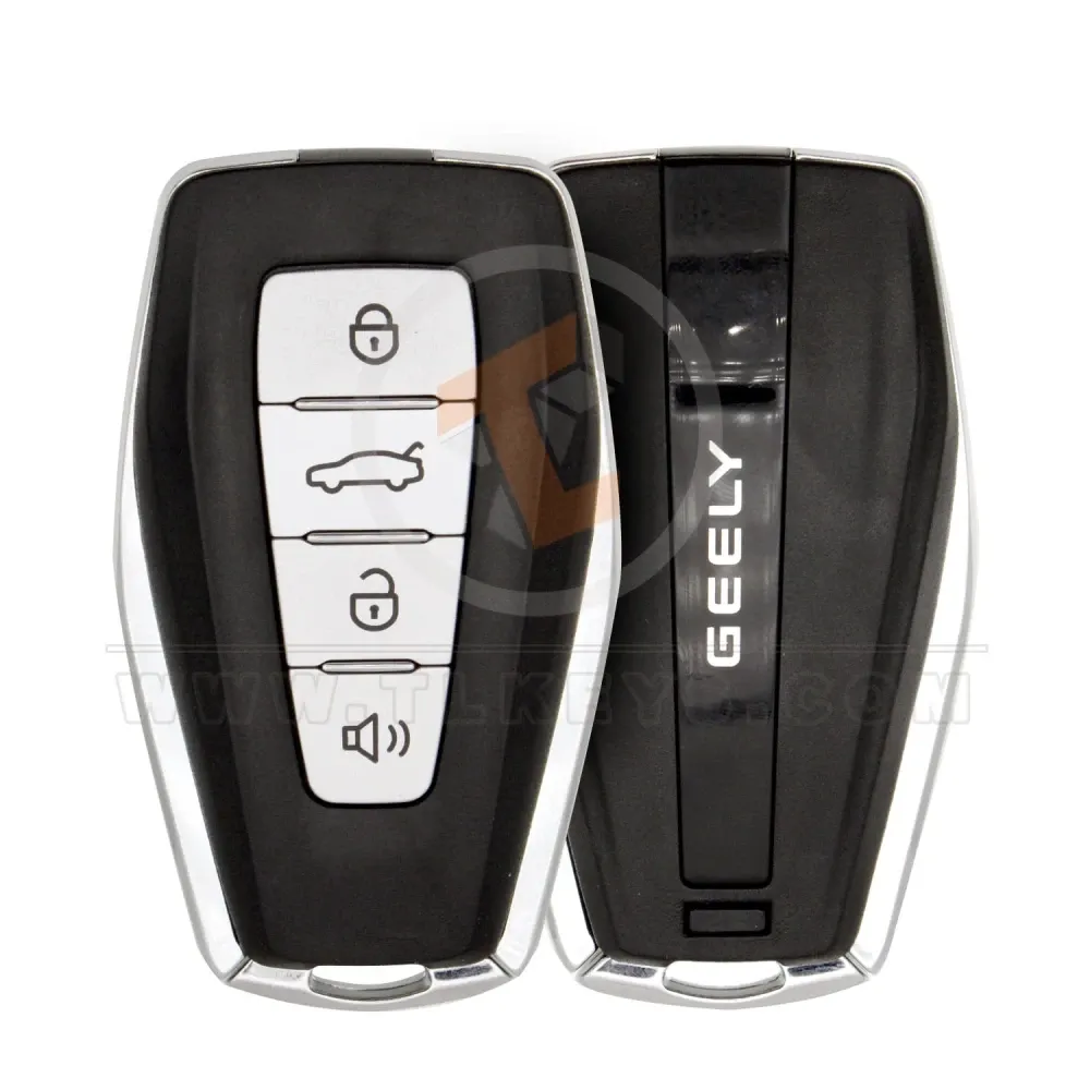 Geely 2024 smart proximity remote key shell 4 button start