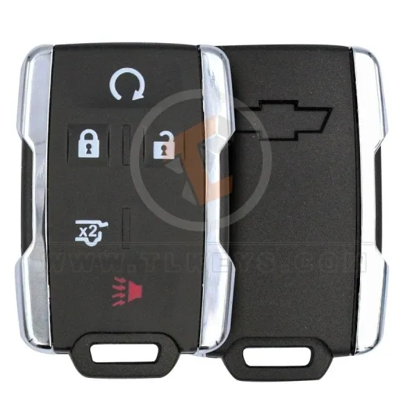 Coque de clé télécommande, bord chromé pour boutons Silverad 2