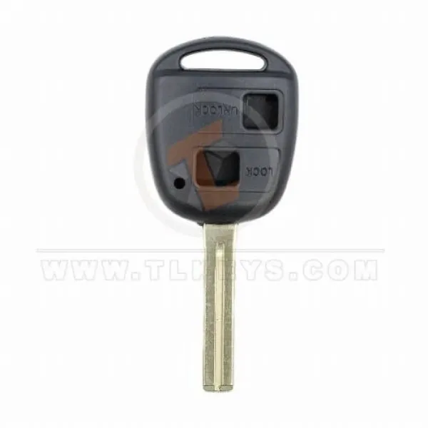 Lexus 2006 2011 Coque de clé télécommande 2 boutons Lame courte Bouton panique Non