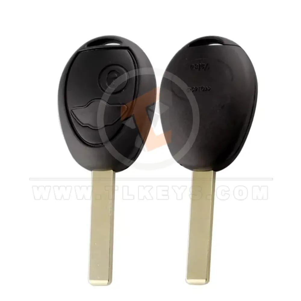 Mini cooper head remote key shell 2 buttons aftermarket
