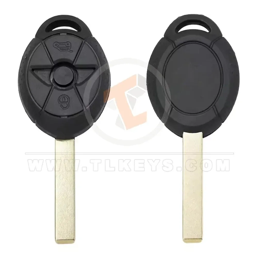 Mini cooper head remote key shell 3 buttons aftermarket