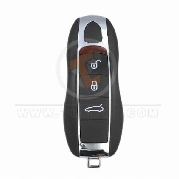 Porsche 1st Generation Smart Key Remote Shell 3 Buttons Aftermarket Panic Button No