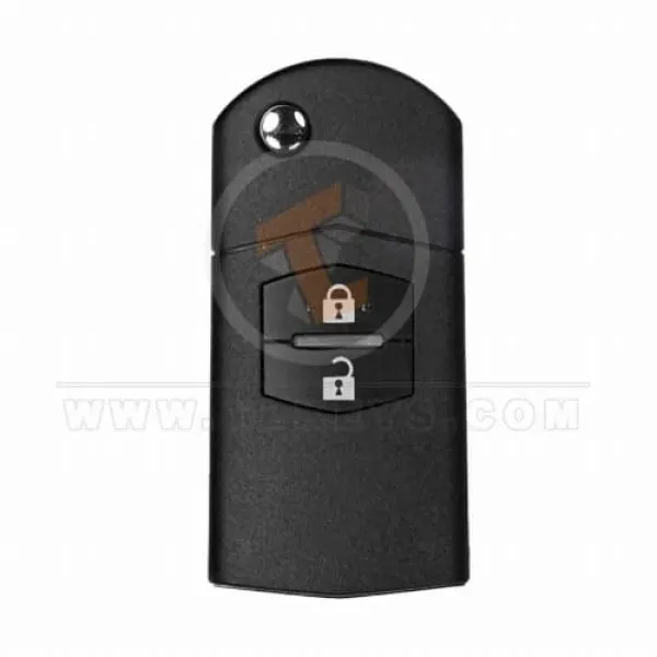 KeyDiy KD Flip Key Remote 2 Buttons Mazda Type B14 2 Status Aftermarket