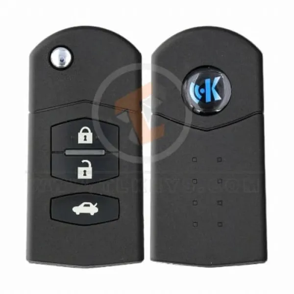 KeyDiy KD Flip Key Remote 3 Buttons Mazda Type B14 3 KeyDiy Remote Type B Series