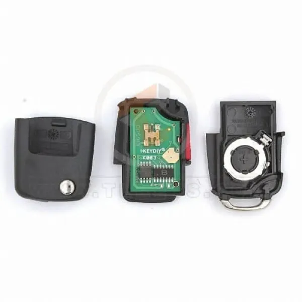 KeyDiy KD Flip Key Remote 3 Buttons Volkswagen Skoda Seat Type B01 2+1 KeyDiy Remote Type B Series KeyDiy KD Flip Key Remote 3 Buttons Volkswagen Skoda Seat Type B01 2+1 KeyDiy Remote Type B Series
