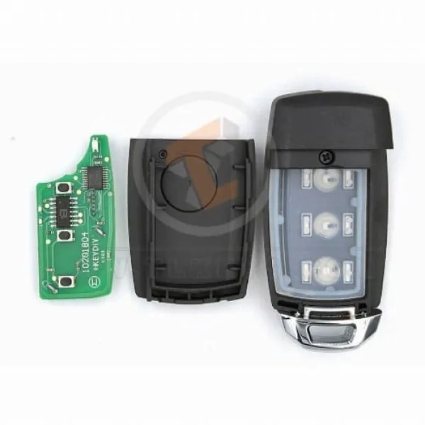 KeyDiy KD Flip Key Remote 3 botones Universal PCF NB28 KeyDiy Remote Type NB Wireless Series