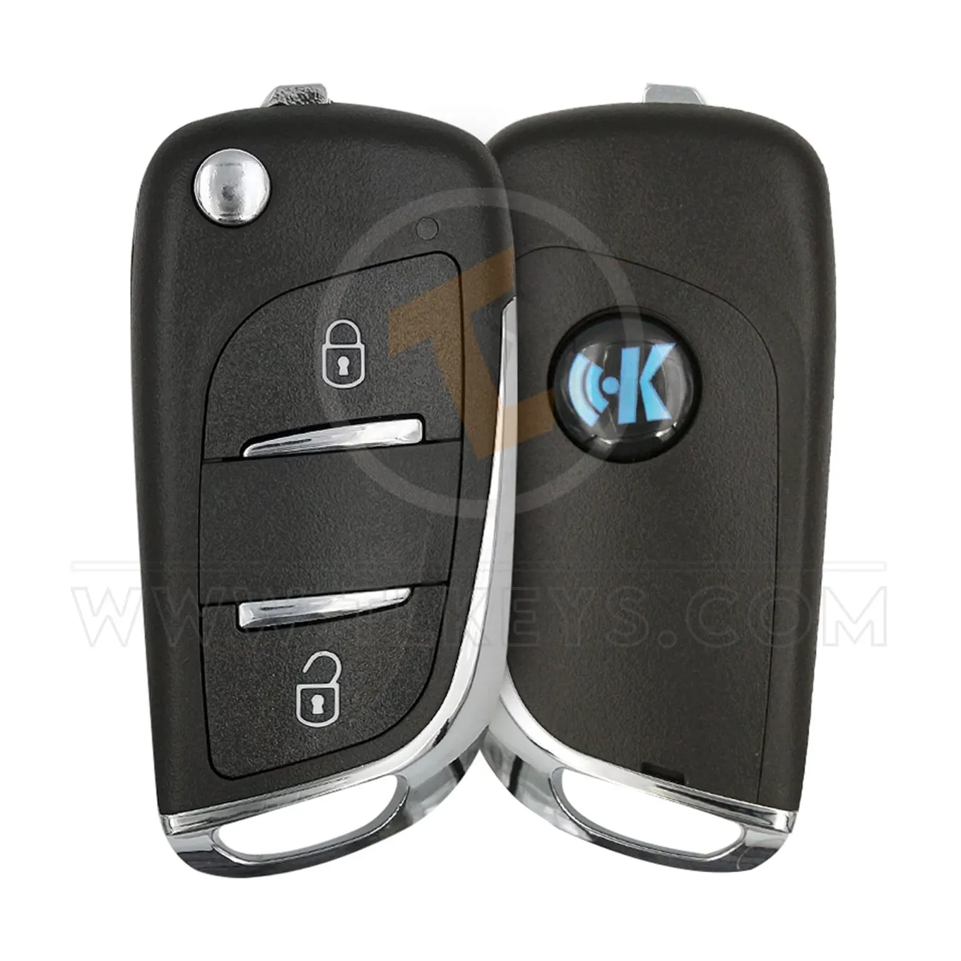 TL34562 keydiy flip key remote universal 2 buttons peugeot citroen type NB11 1