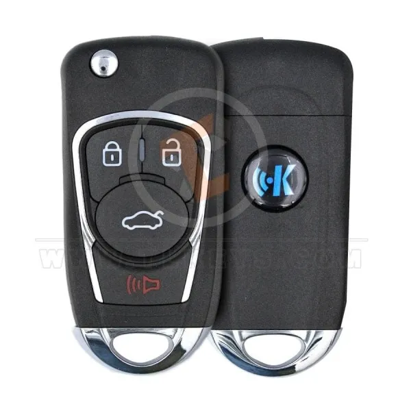 Keydiy KD Klappschlüssel Fernbedienung GM Typ NB22 4 – Technolock Tasten 2