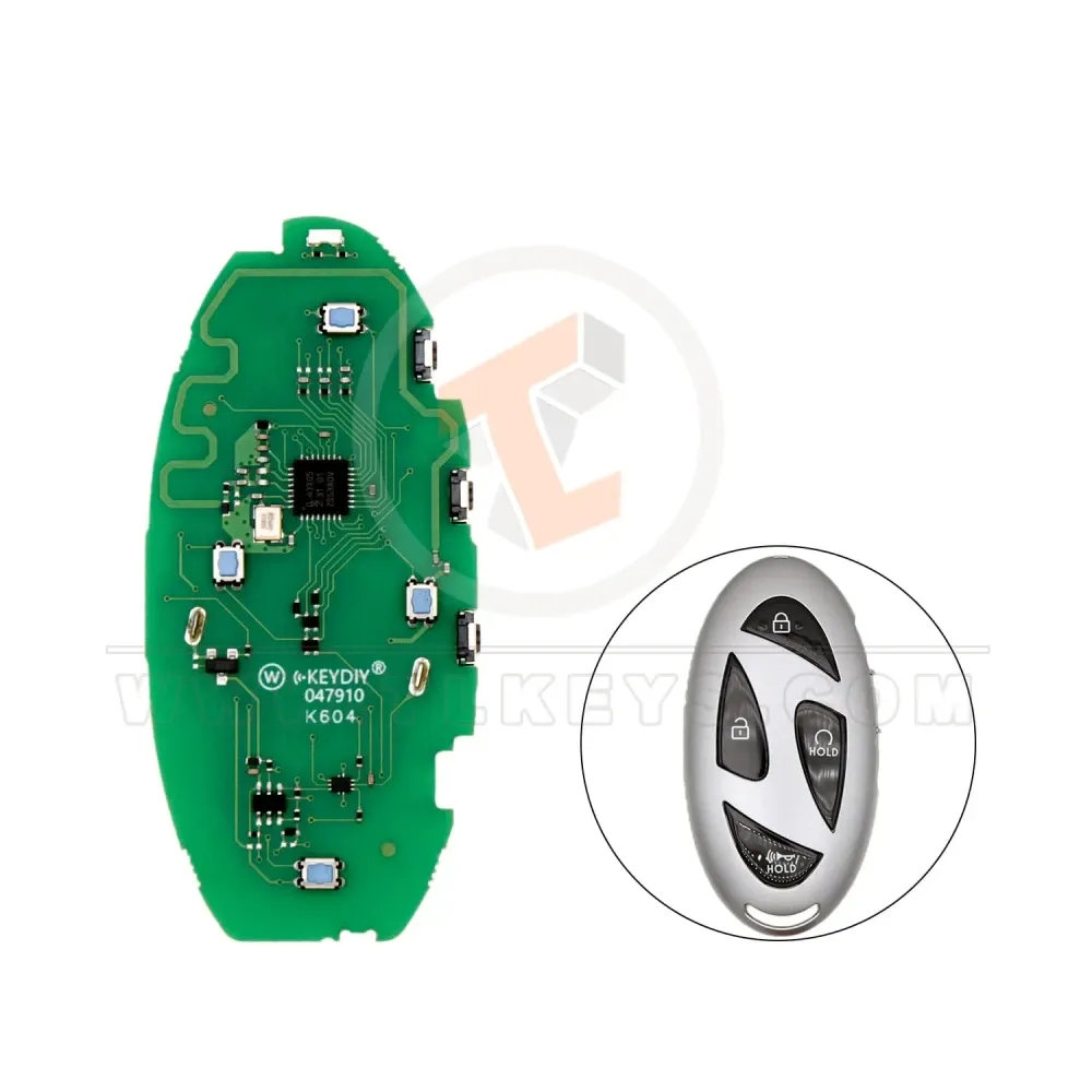 Keydiy kd universal smart key board 7 button hyundai zb72 7