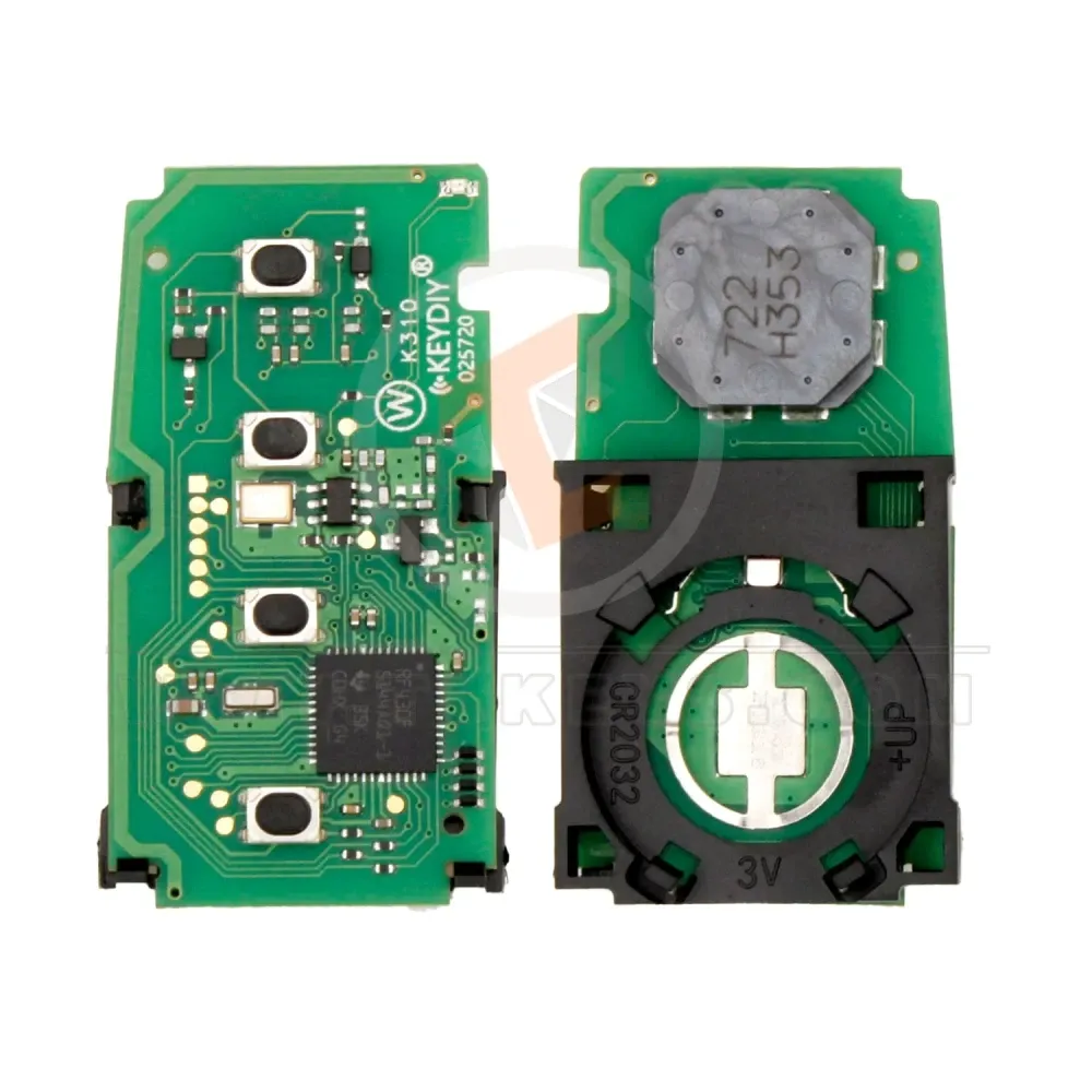 Keydiy kd tb42 4 universal smart remote key 4 buttons lexus board