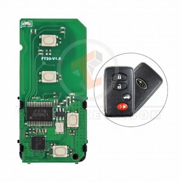 Lonsdor Subaru 2013 2015 Smart Board Key Remote 4 Botones 314.12 MHz Botón de pánico Sí