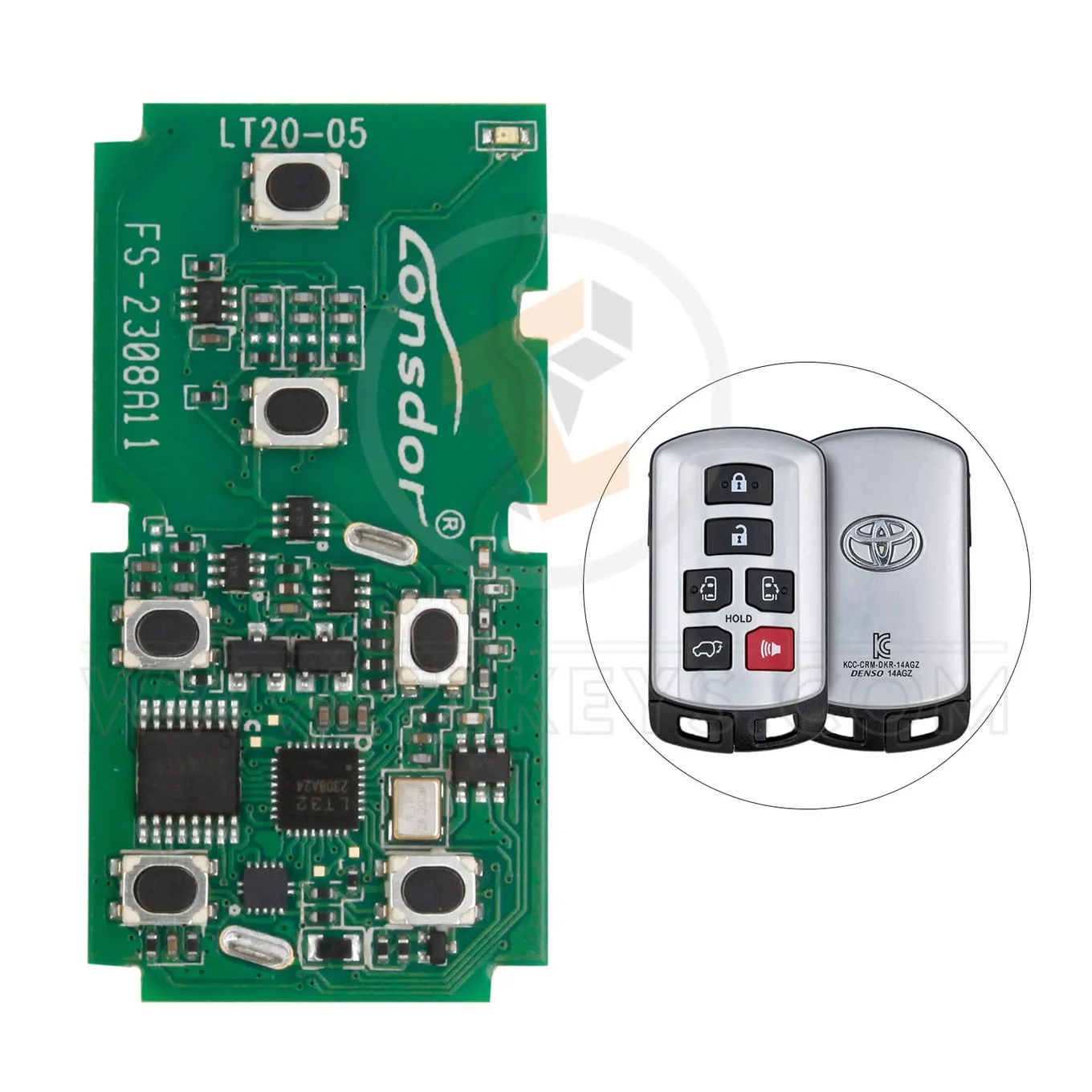 Lonsdor Lonsdor LT20 05 Toyota Sienna Carte PCB intelligente 6B