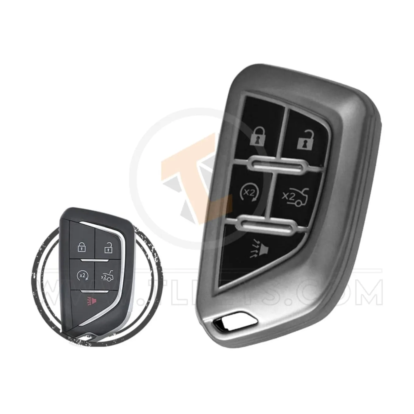 Étui de protection pour porte clés en TPU pour boutons Cadillac CT4 CT5 5