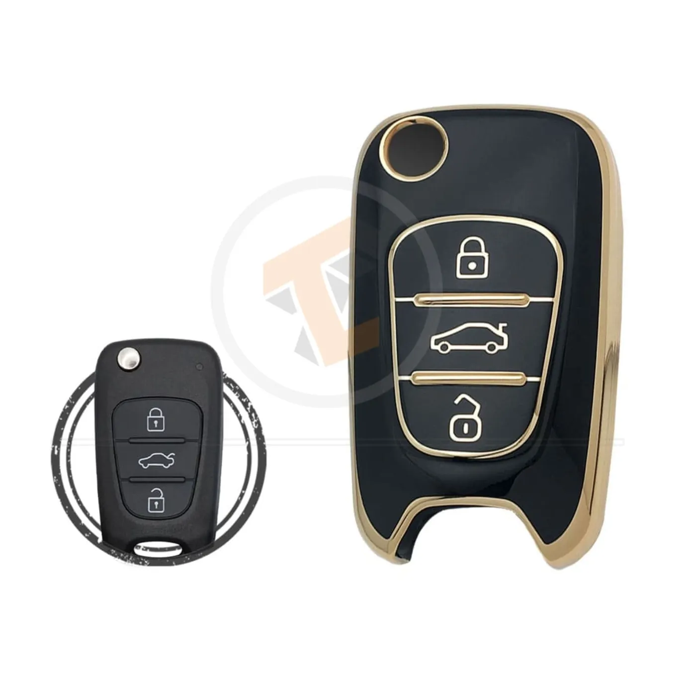 Remote Key Cover TPU Key Cover Case Protector For Hyundai Elantra