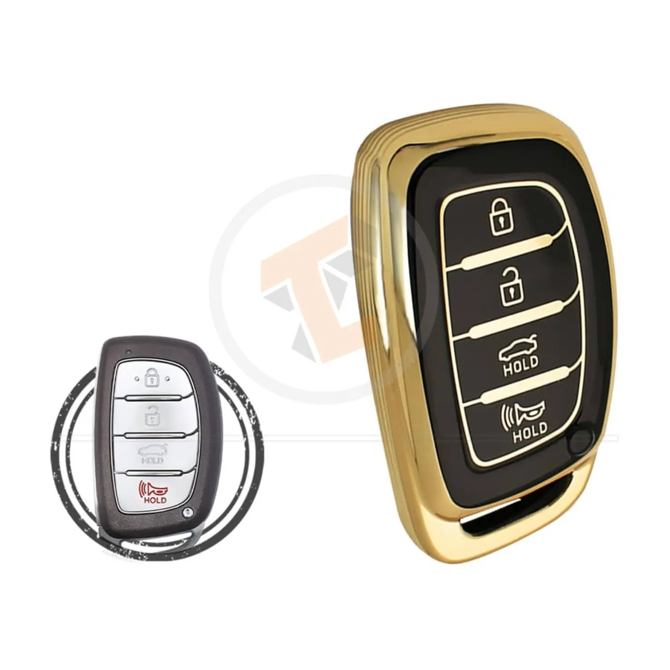 TPU Key Cover Case For Hyundai Creta Sonata Tucson Status Aftermarket