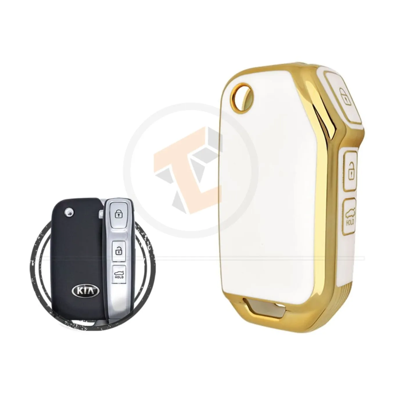 TPU Key Cover Case For KIA Sportage Cerato Cadenza Buttons 3