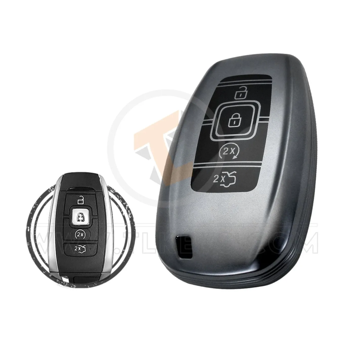 Funda de llave remota TPU funda de cobertura de mando a distancia para Lincoln MKZ MKX MKC