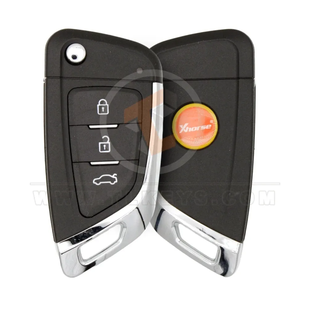 Xhorse xkkf06en wired flip remote key 3 buttons new gen