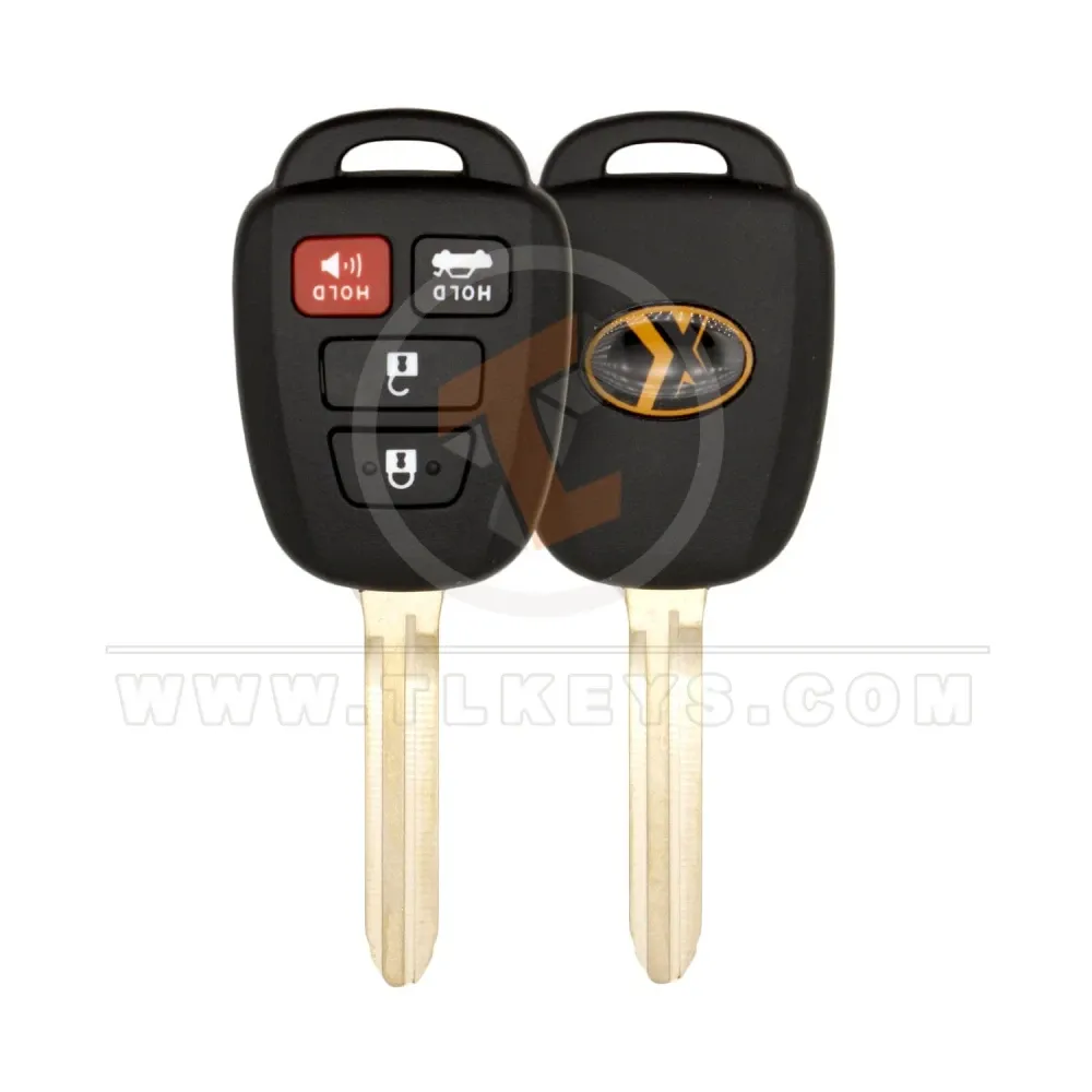 Xhorse xkto06en toyota style universal wired remote key 4buttons