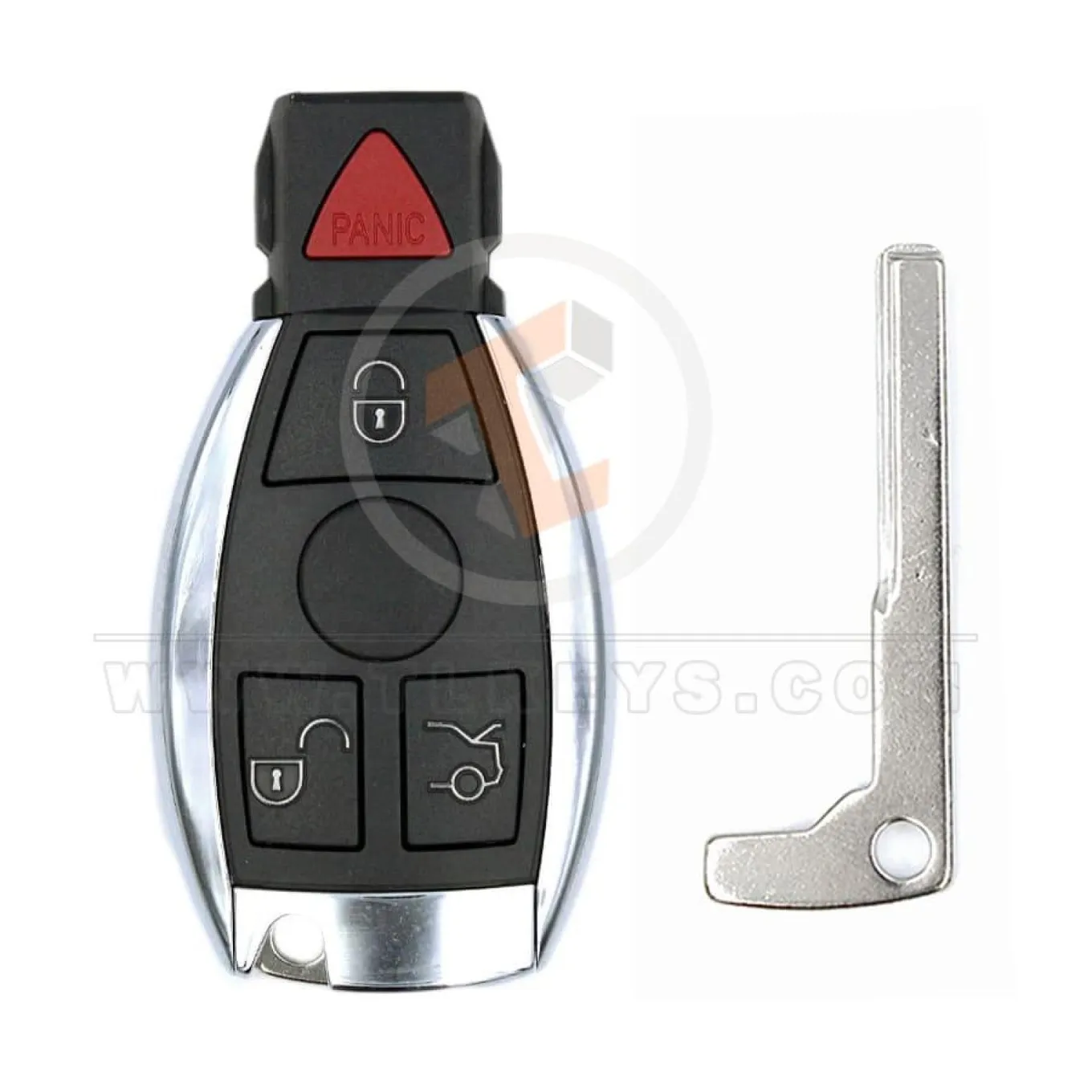 Boutons Xhorse Mercedes BGA Chrome Remote Key 4B 4