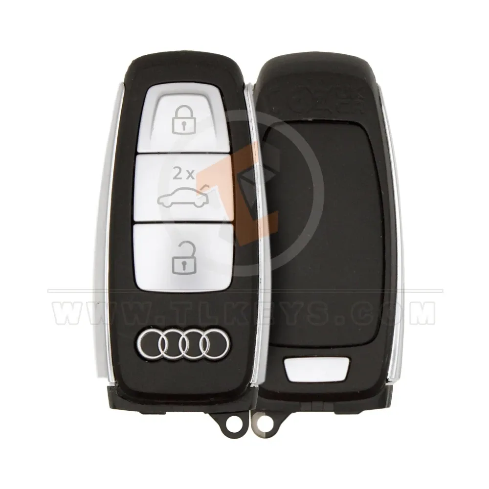 Original audi smart remote 3 buttons 4n0 959 754 am chrome