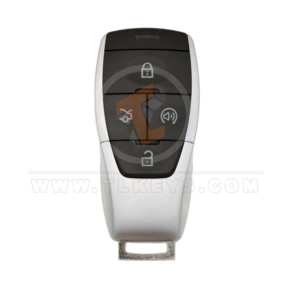 Original baic beijing smart key 4 buttons 433mhz ncf2911m front