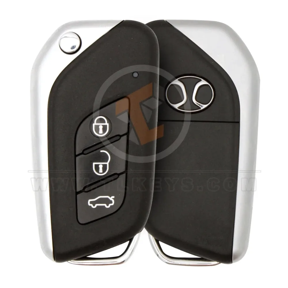 Original flip remote key 3 buttons 433mhz baic senova x55