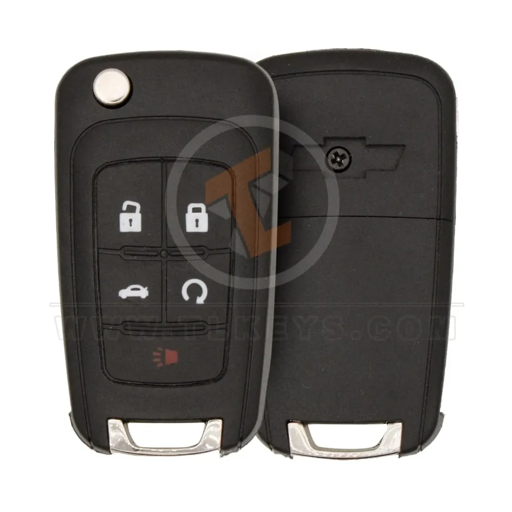 Chevrolet cruze 2010 2017 flip remote key 13531362 5 buttons