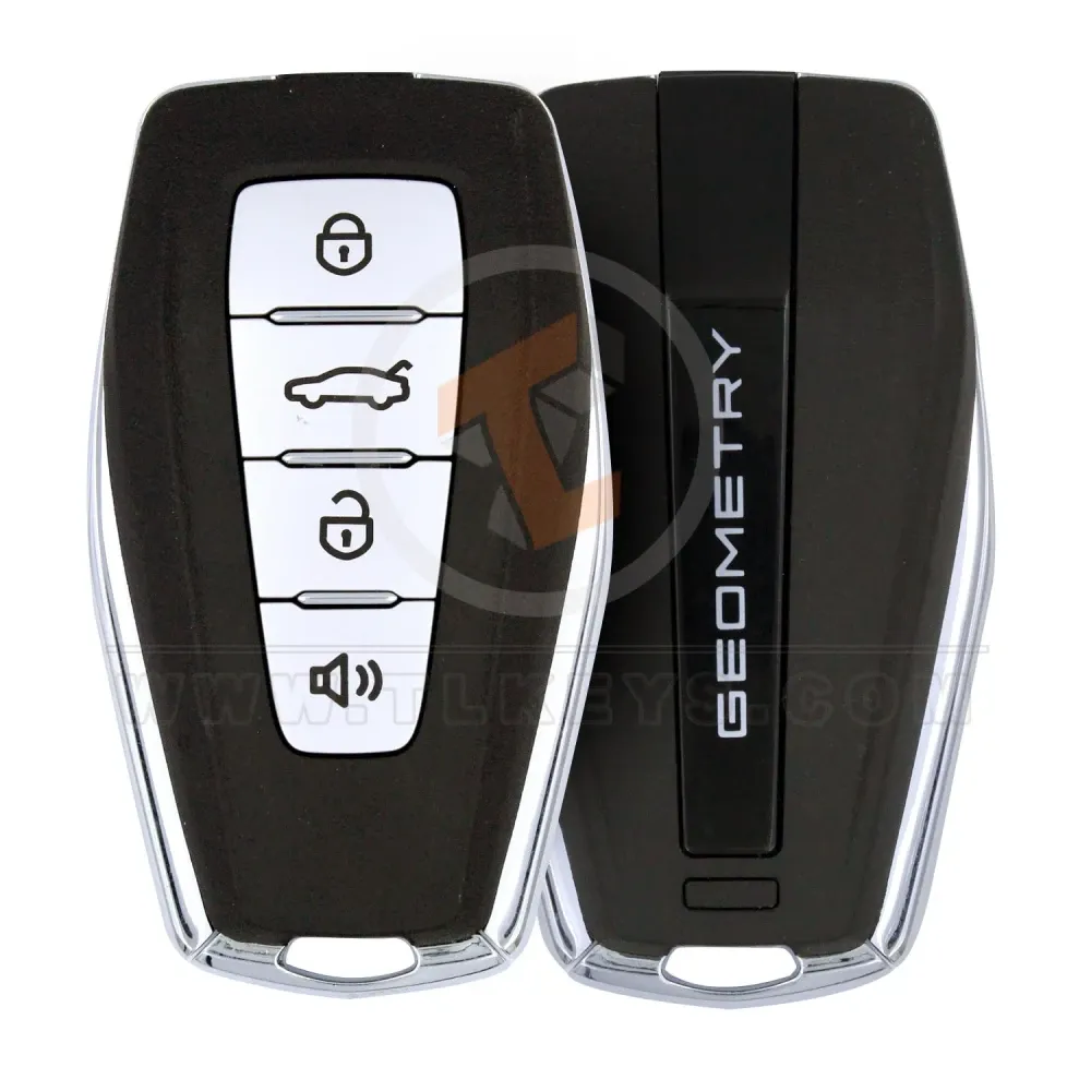 Original geely geometry 2024 smart remote key 4 buttons main