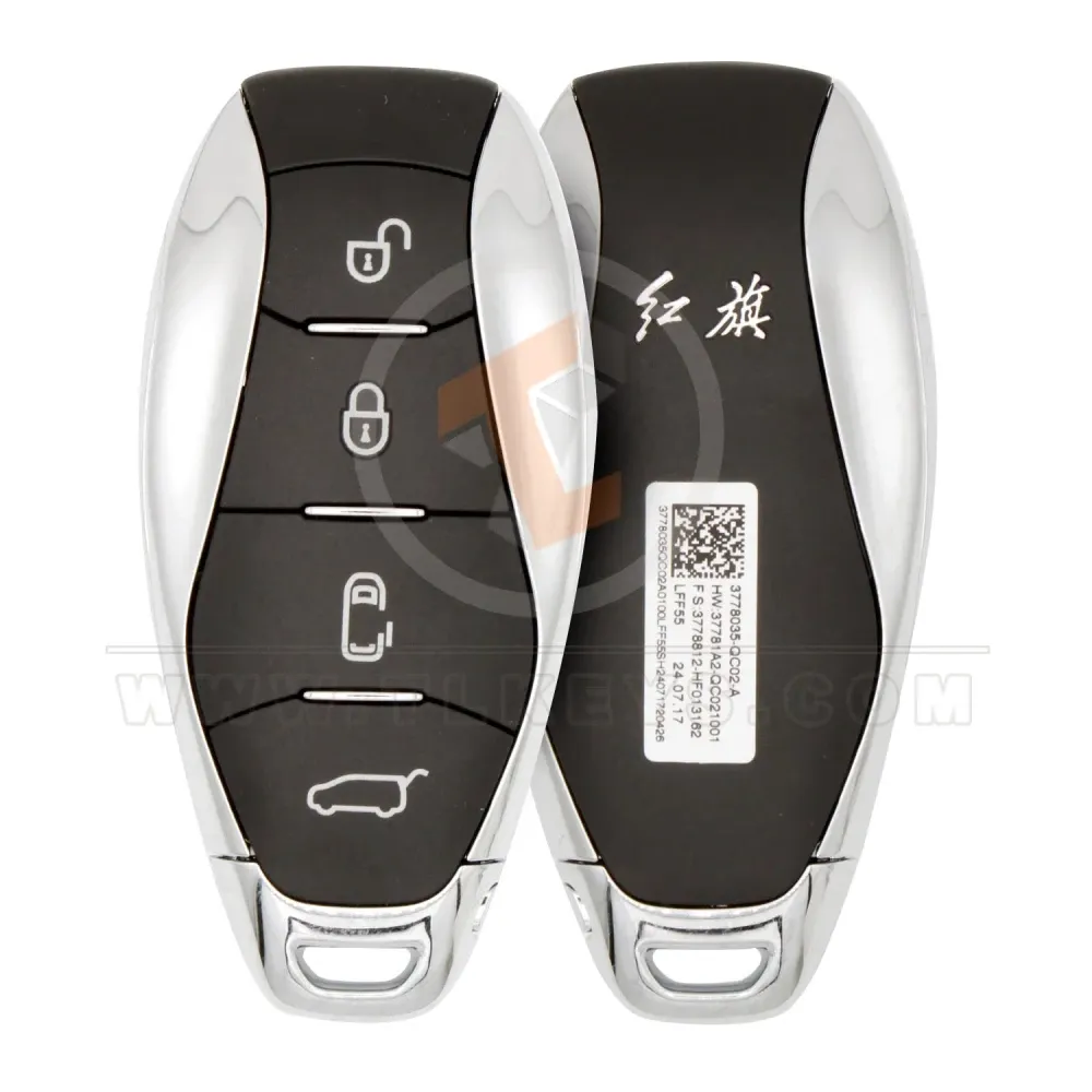 Original smart remote key for hongqi hq9 2022 4 buttons