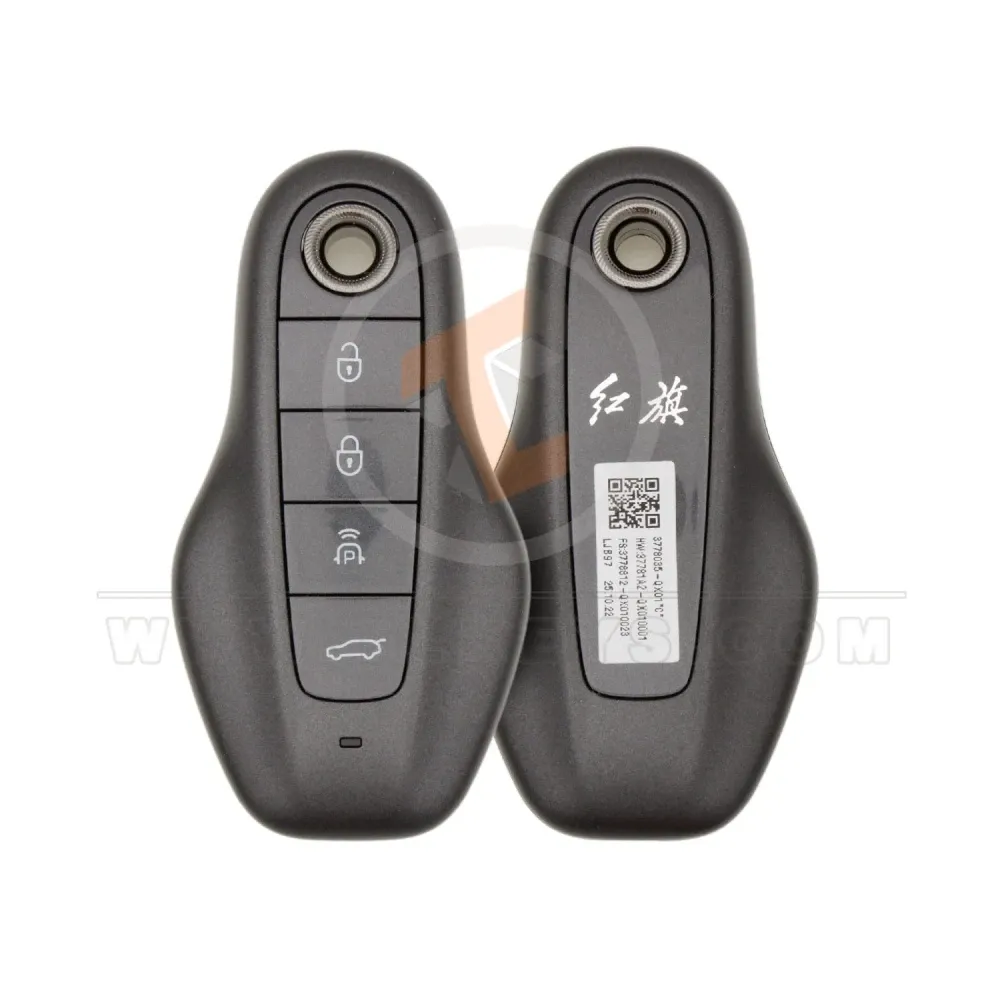 Original hongqi hs6 smart key 4 buttons 433mhz id47 hitag3