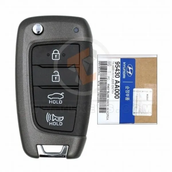 Genuine Hyundai Elantra I30 Flip Key Remote 2017 2022 P/N: 95430 AA000 Panic Button Yes Genuine Hyundai Elantra I30 Flip Key Remote 2017 2022 P/N: 95430 AA000 Panic Button Yes