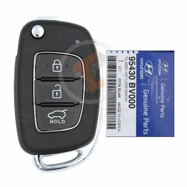 Véritable télécommande à clé rabattable Hyundai Creta 2021 2022 P/N : 95430 BV000 Puce de transpondeur ATMEL AES