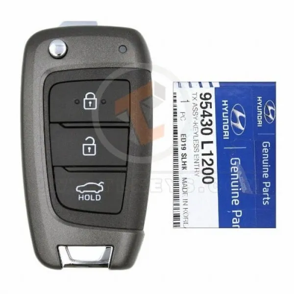 Mando a distancia original Hyundai Sonata Flip Key 2019 2021 P/N: 95430 L1200 Chip transpondedor DST80