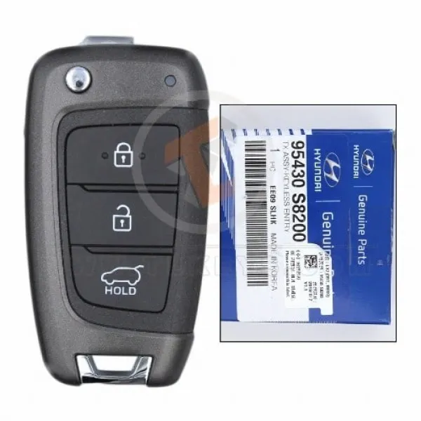 Genuine Hyundai Palisade Flip Key Remote 2019 P/N: 95430 S8200 433MHz Transponder Chip Hitag 3 Genuine Hyundai Palisade Flip Key Remote 2019 P/N: 95430 S8200 433MHz Transponder Chip Hitag 3