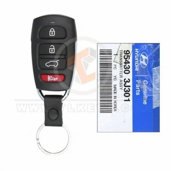 Llave remota genuina Hyundai Veracruz 2005 2008 P/N: 95440 3J301 Botón de pánico 433MHz Sí Llave remota genuina Hyundai Veracruz 2005 2008 P/N: 95440 3J301 Botón de pánico 433MHz Sí