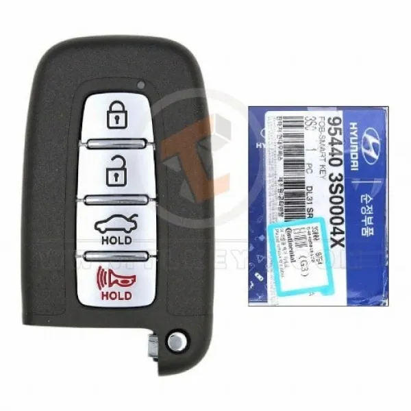 Genuine Hyundai Sonata Smart Proximity P/N: 95440 3S0004X Botón de pánico de 433 MHz Sí