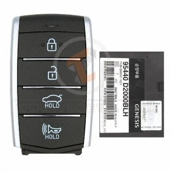 Genuine Hyundai Genesis Smart Proximity 2015 2020 P/N: 95440 D2000BLH Botón de pánico Sí