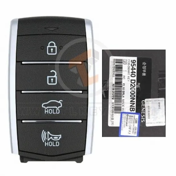 Genuine Hyundai Genesis Smart Proximity 2016 2019 P/N: 95440 D2000NNB Botón de pánico Sí