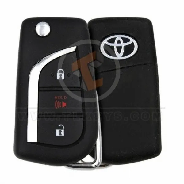Genuine Toyota RAV4 Flip Key Remote 2017 2022 P/N: 89070 0R300 315MHz Battery Type CR2025