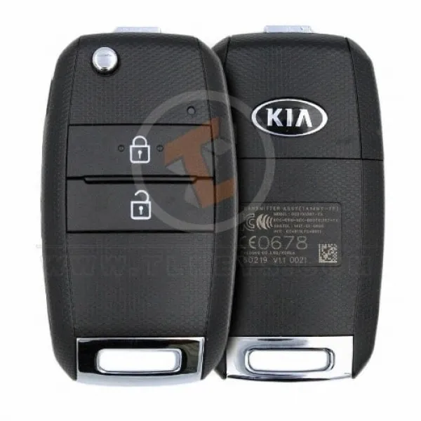 Genuine Kia Picanto Morning Flip Key Remote 2011 2017 P/N: 95430 1Y600 Transponder Chip ID 4D