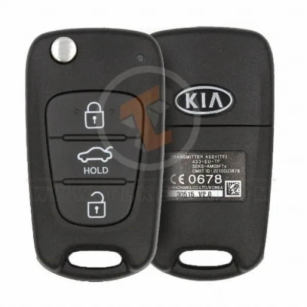 Mando a distancia original Kia Optima Flip Key 2010 2013 P/N: 95430 2T610 Chip transpondedor de 433 MHz PCF7936