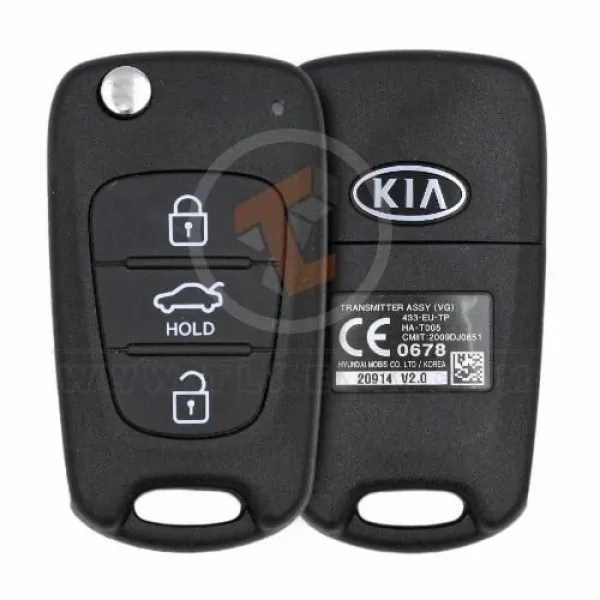 Genuine Kia Cadenza Flip Key Remote 2011 2012 P/N: 95430 3R600 433MHz Transponder Chip ID 46 Genuine Kia Cadenza Flip Key Remote 2011 2012 P/N: 95430 3R600 433MHz Transponder Chip ID 46