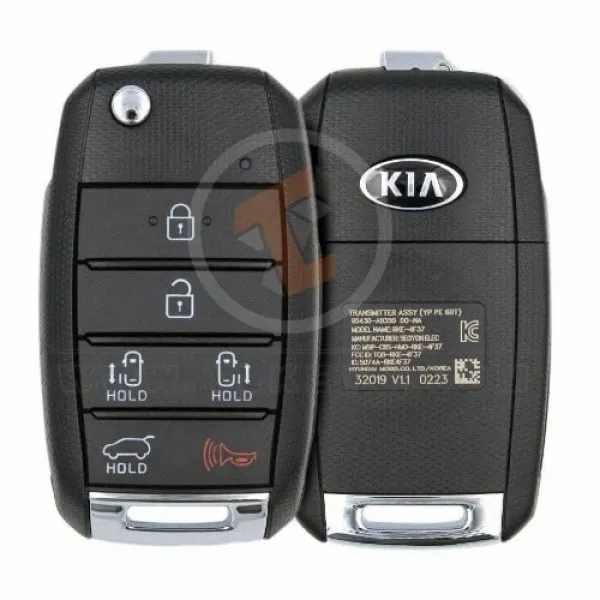 Mando a distancia con llave abatible original para Kia Sedona Sedona EX 2019 2021 P/N: 95430 A9350 Botón de pánico Sí Mando a distancia con llave abatible original para Kia Sedona Sedona EX 2019 2021 P/N: 95430 A9350 Botón de pánico Sí