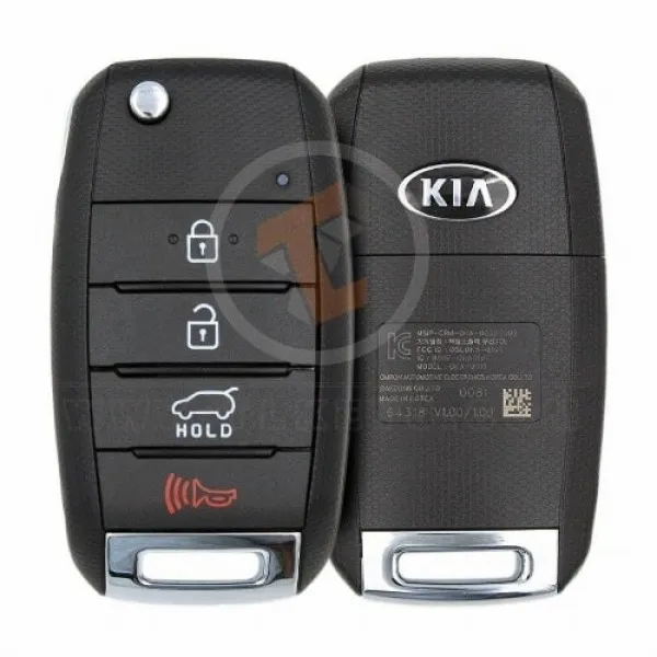 Genuine Kia Sorento Flip Key Remote 2015 2019 P/N: 95430 C5100 433MHz Panic Button Yes
