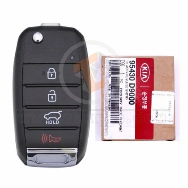 Genuine Kia Sportage Flip Key Remote P/N: 95430 D9000 433MHz Transponder Chip ID 46