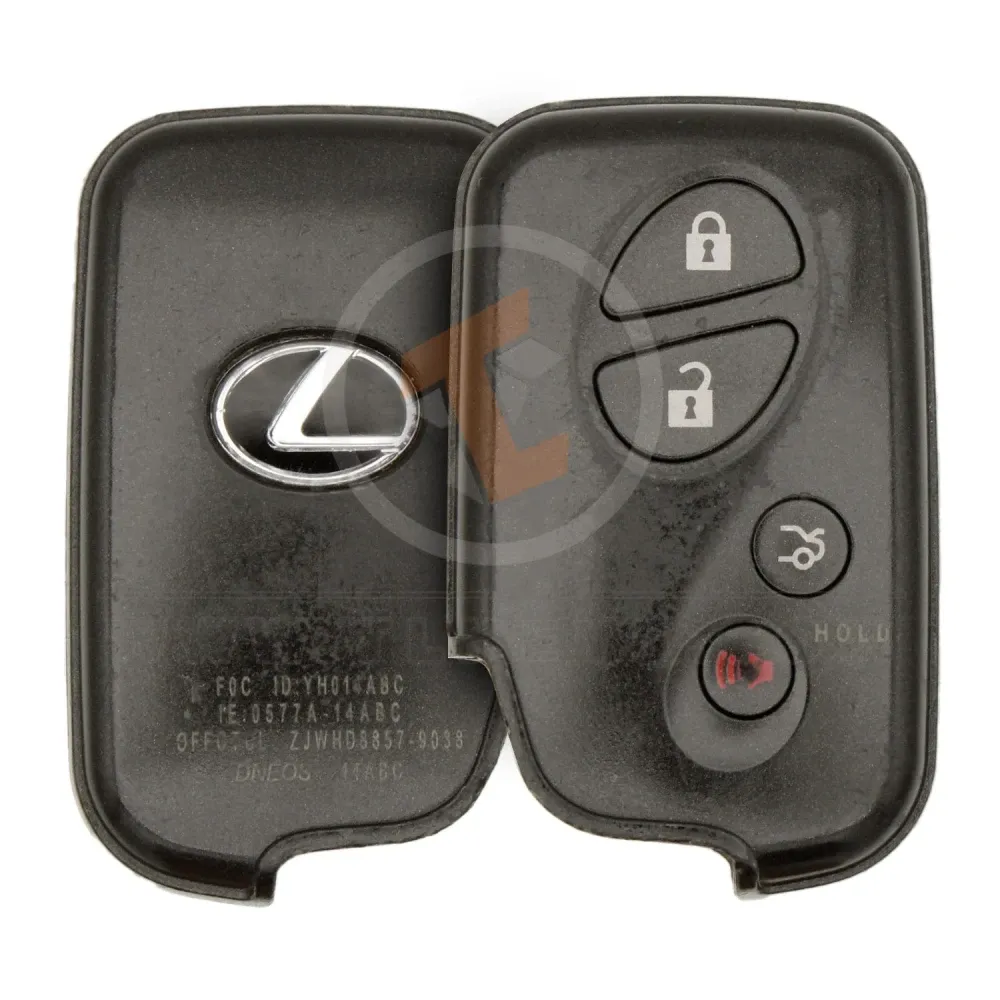 Used lexus smart remote key 4 buttons 89904 30332